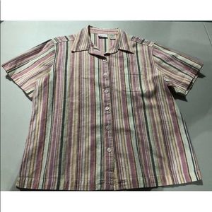 Vintage stripe blouse